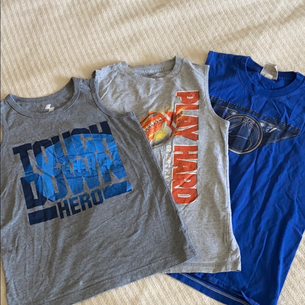 Bundle of 3 boys sport tanks